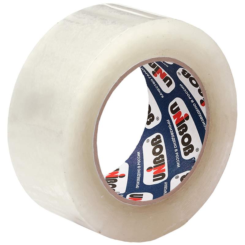 

Клейкая лента упаковочная UNIBOB, 48мм х 132м., арт. 221265 - (3 шт.)