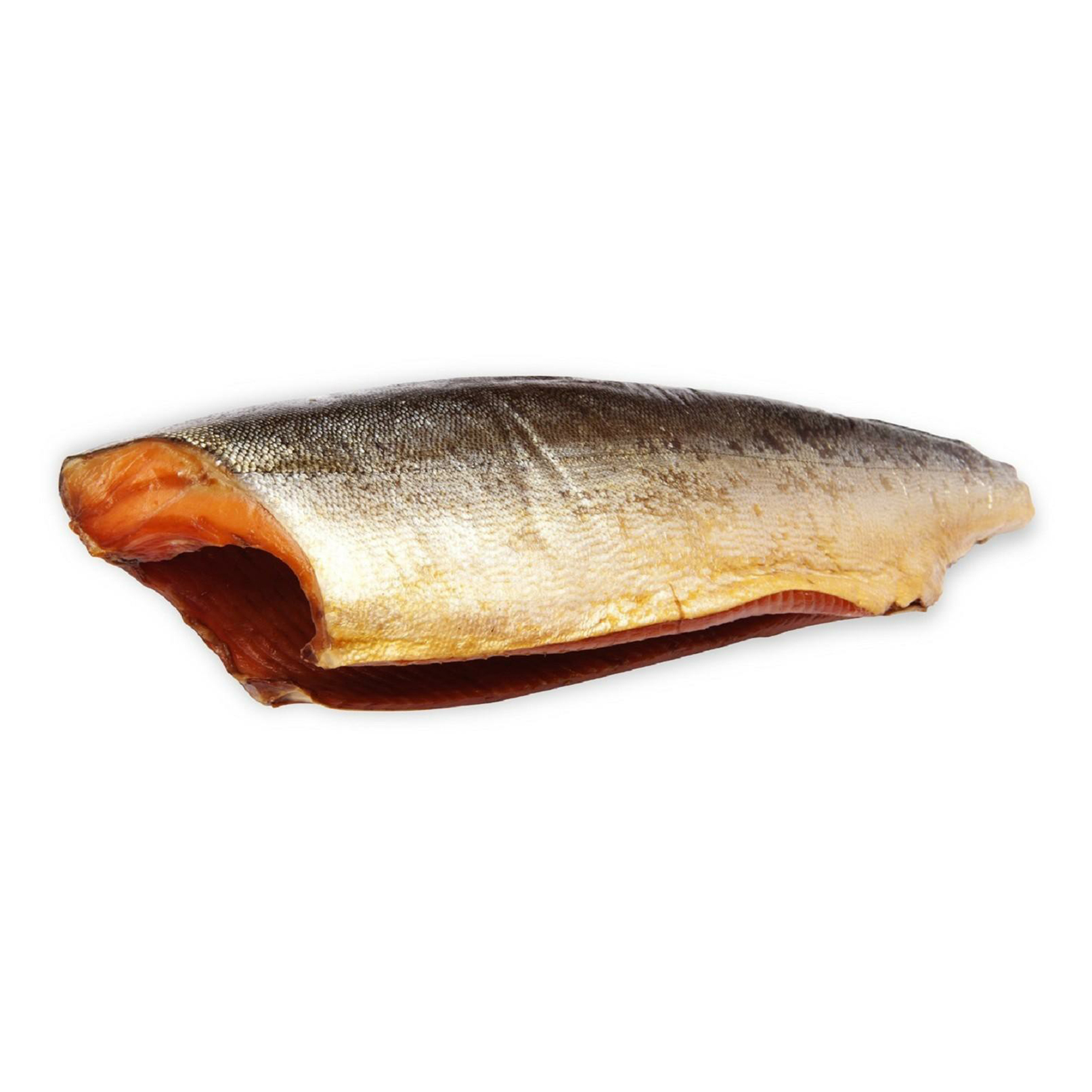 

Горбуша Балfish холодного копчения тушка на коже без головы +-500 г