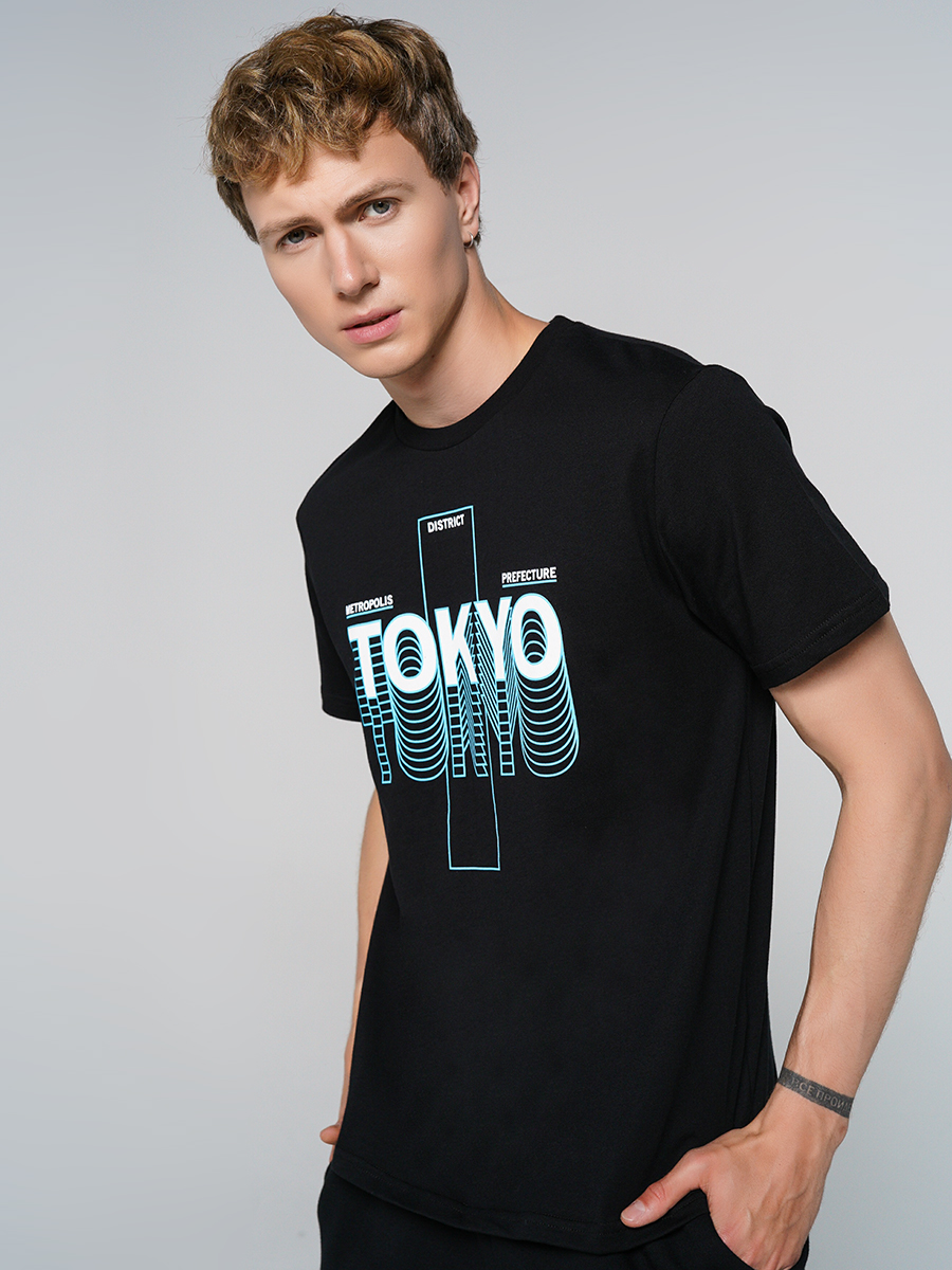 

Футболка мужская ТВОЕ черная XL