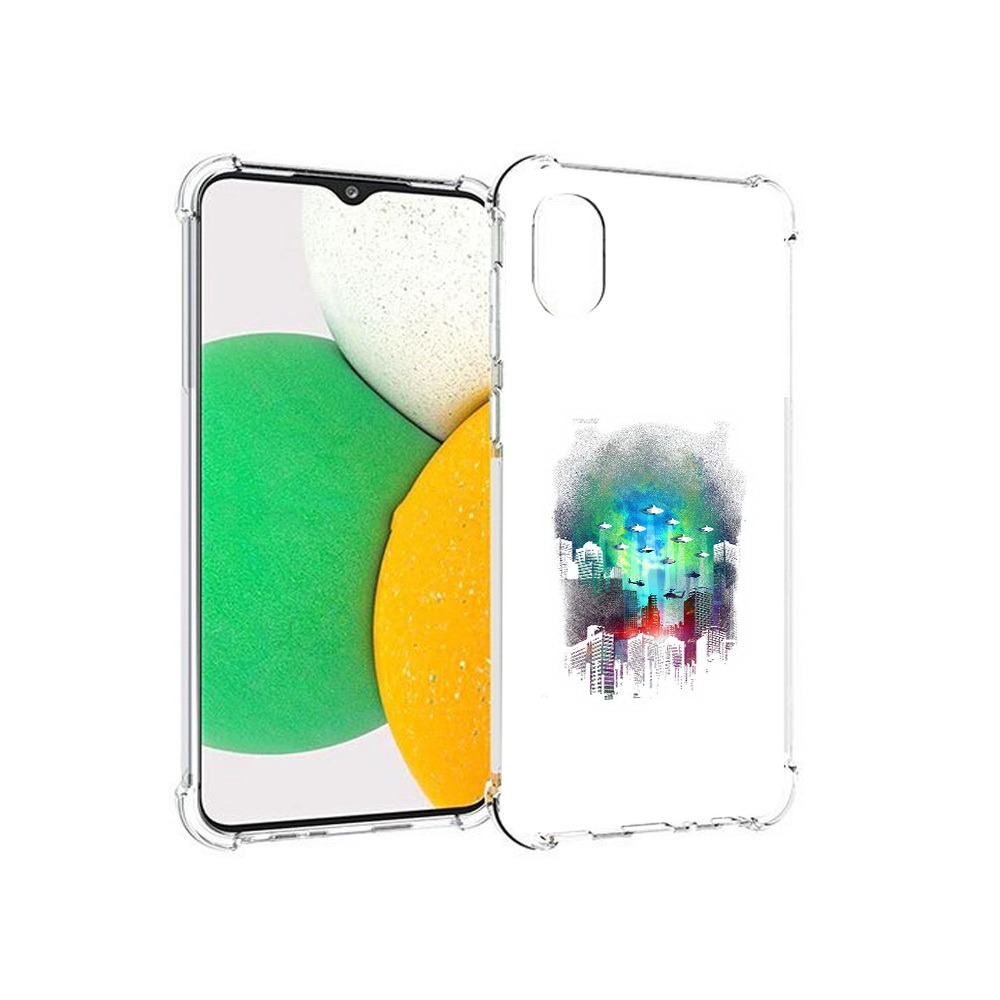 

Чехол MyPads Tocco для Samsung Galaxy A03 Core город в свечении (PT224480.538.296), Прозрачный, Tocco