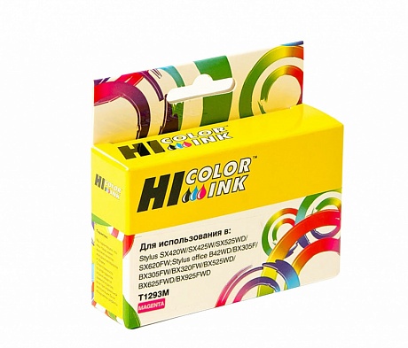 

Картридж Hi-Black (HB-T1293) для Epson Stylus SX230/235W/SX420W/SX425W/BX305F, M