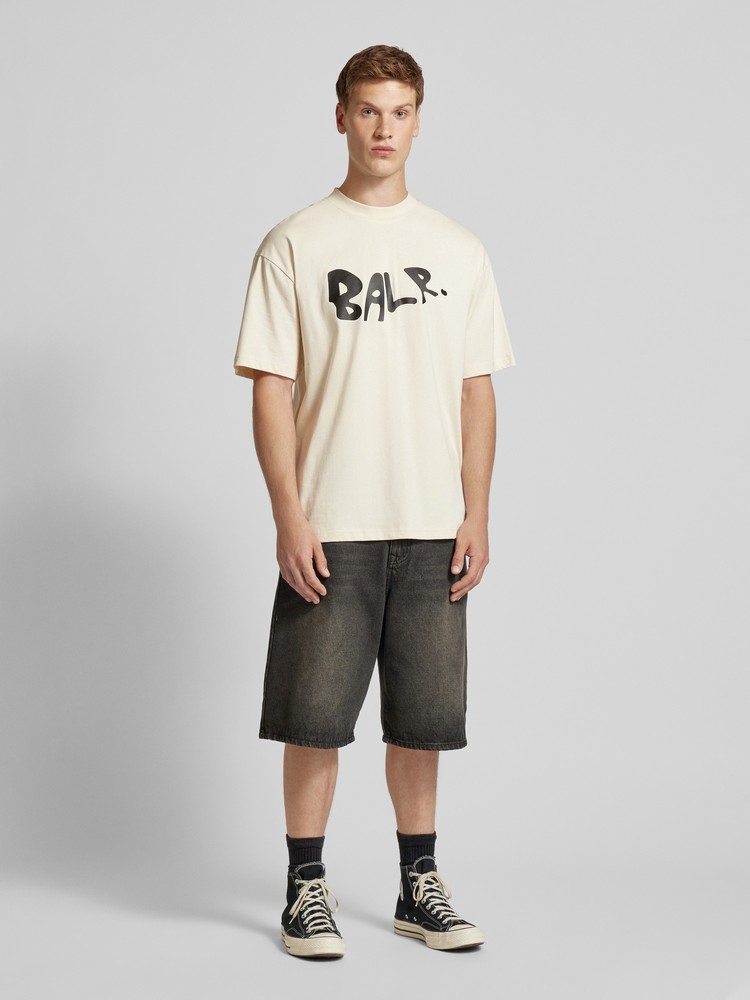 Футболка мужская BALR B1112.1269 бежевая XXL