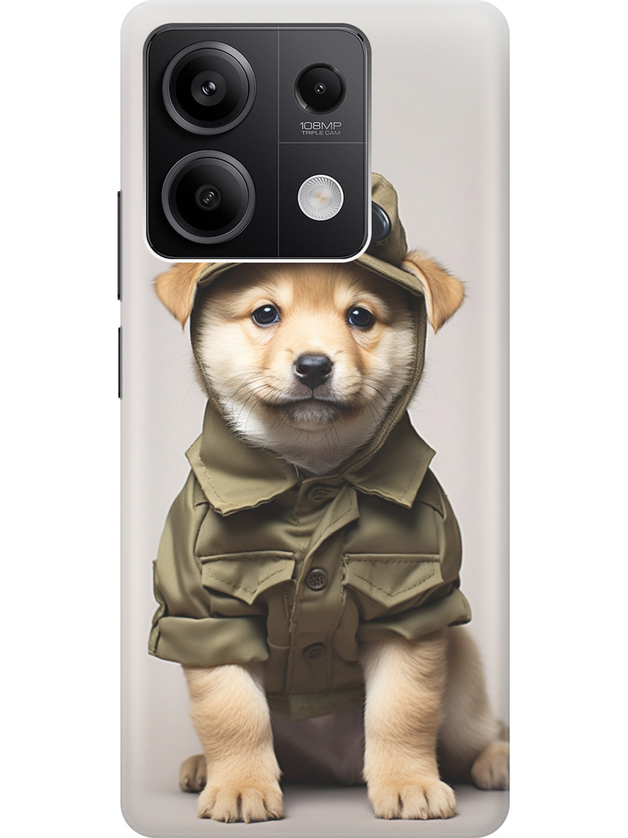 

Силиконовый чехол на Xiaomi Redmi Note 13 5g с рисунком "Котик и нитки", Серый;зеленый, 20012076