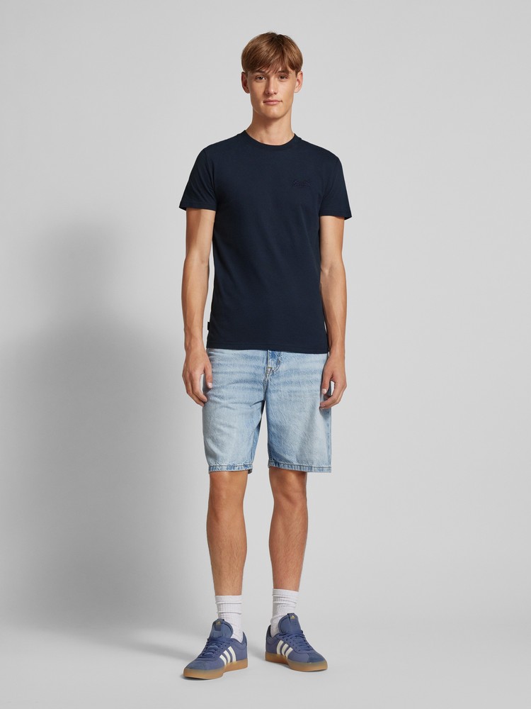 

Футболка мужская Superdry M1011245A синяя M, Синий, M1011245A
