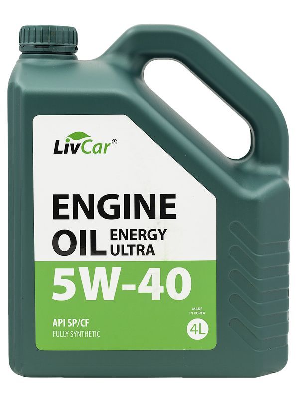 Моторное масло LivCar 5W40 ENERGY ULTRA SP/CF 4л