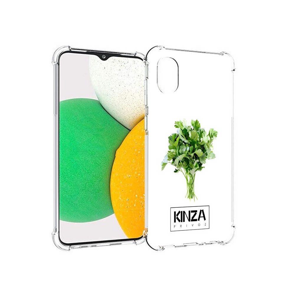 

Чехол MyPads Tocco для Samsung Galaxy A03 Core Бренд Кинза (PT224480.538.35), Прозрачный, Tocco
