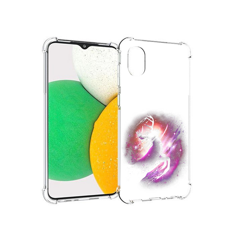 

Чехол MyPads Tocco для Samsung Galaxy A03 Core звездный олень (PT224480.538.354), Прозрачный, Tocco