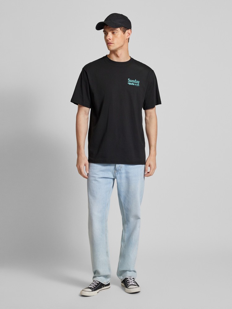 

Футболка мужская ONLY & SONS 22032696 черная S, Черный, 22032696