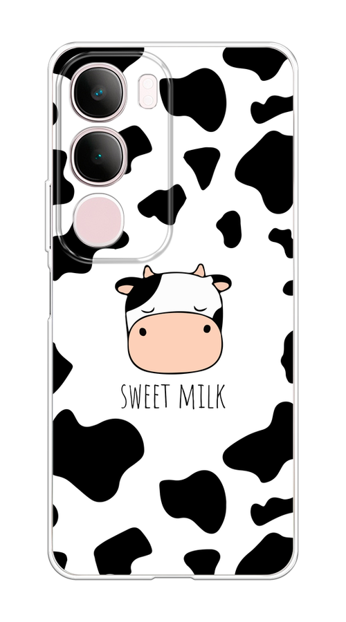 

Чехол на Vivo Y19s Sweet milk, Розовый;белый;черный, 2612350-1