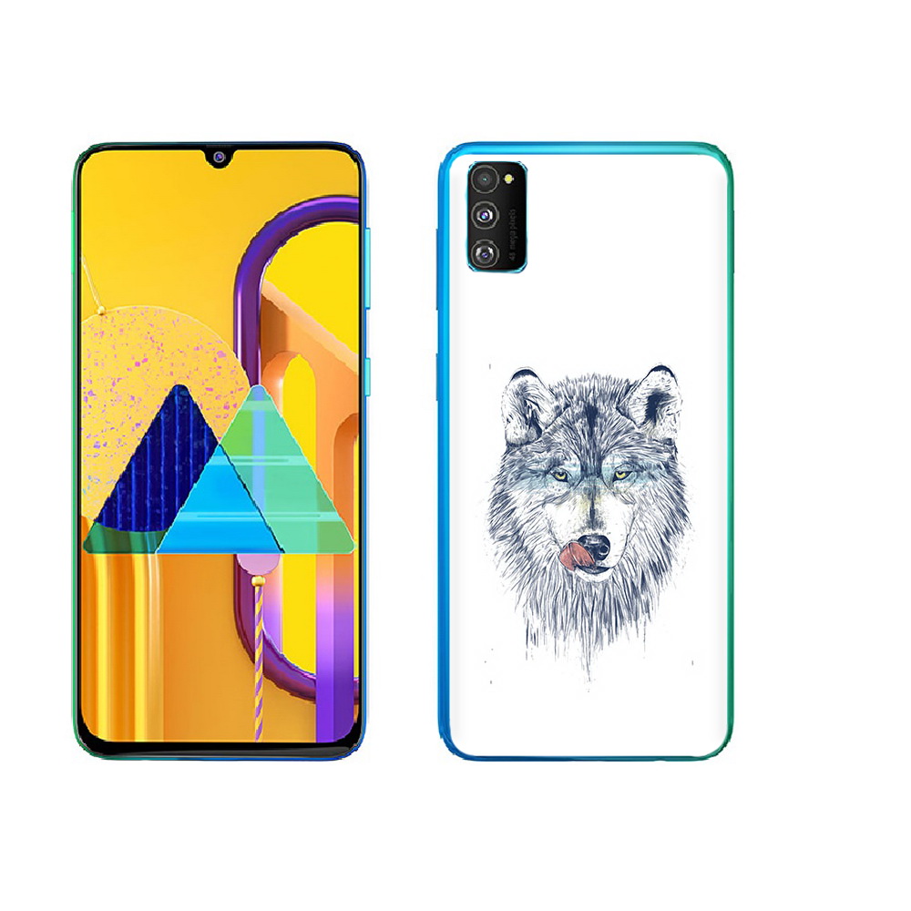 

Чехол MyPads Tocco для Samsung Galaxy M23 голодгый волк (PT227329.604.292), Прозрачный, Tocco
