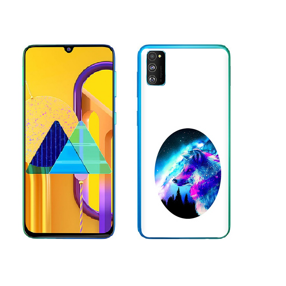 

Чехол MyPads Tocco для Samsung Galaxy M23 голубой волк (PT227329.604.293), Прозрачный, Tocco