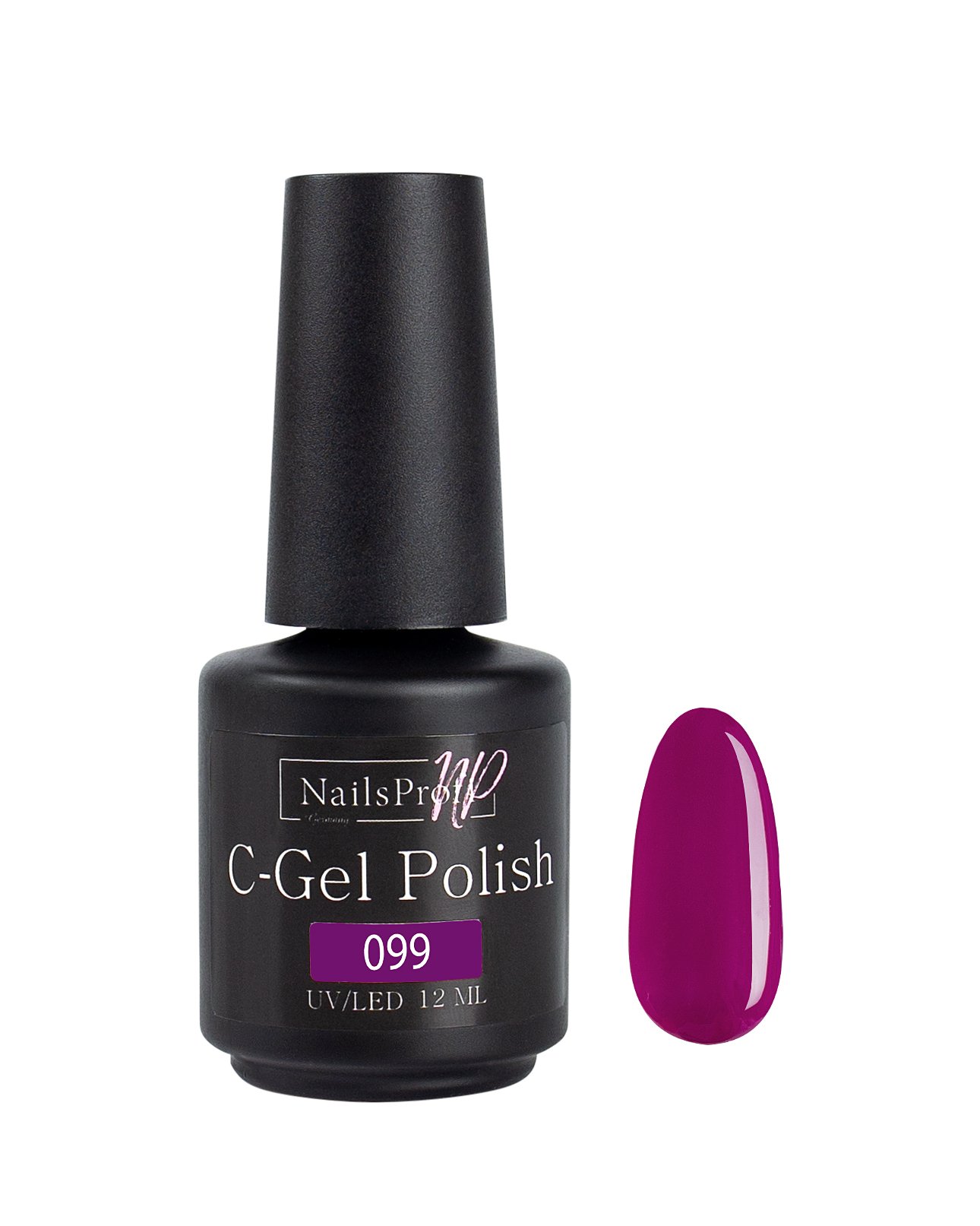 фото Гель лак nailsprofi для ногтей, маникюра, педикюра / c-gel polish 099 - 12 мл