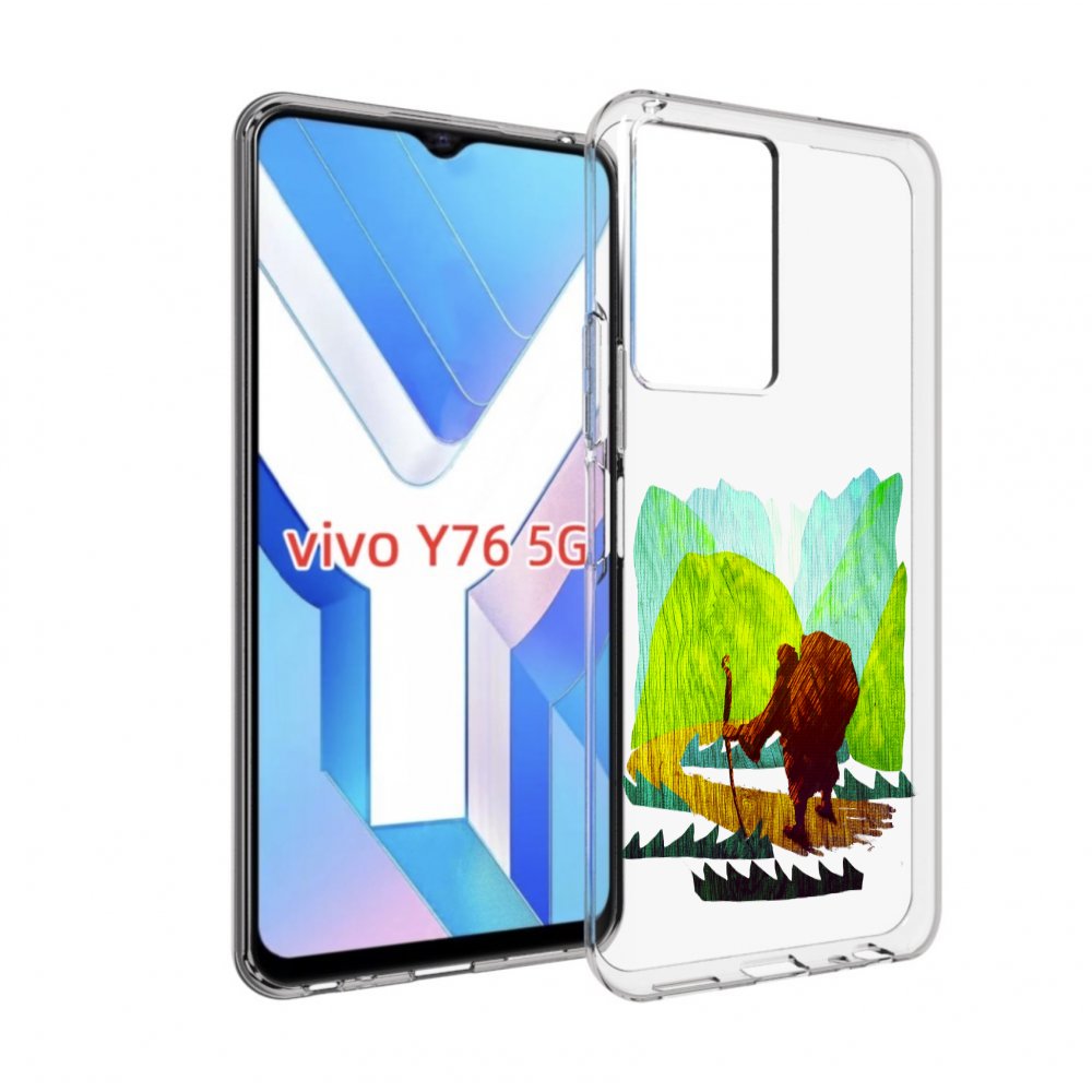 

Чехол MyPads Лесная тропа для Vivo Y76 5G, Прозрачный, Tocco