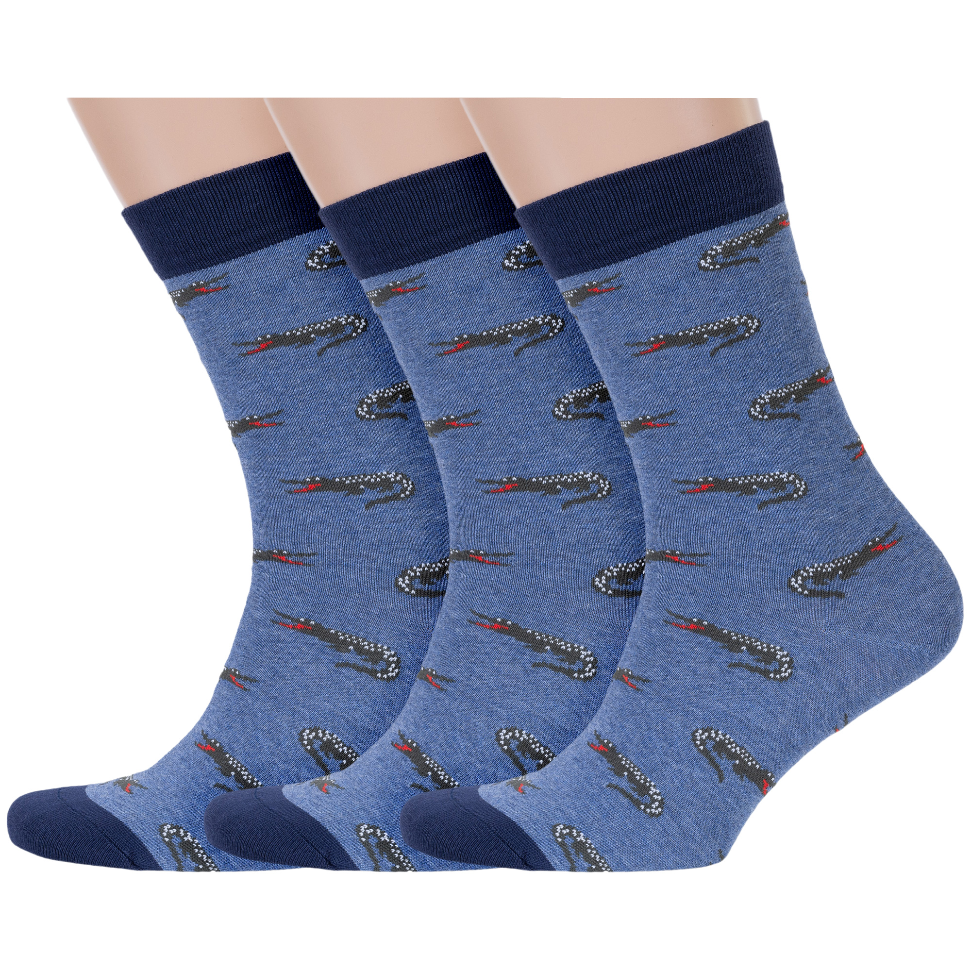 Комплект носков мужских Красная Ветка 3-С-13М синих 25