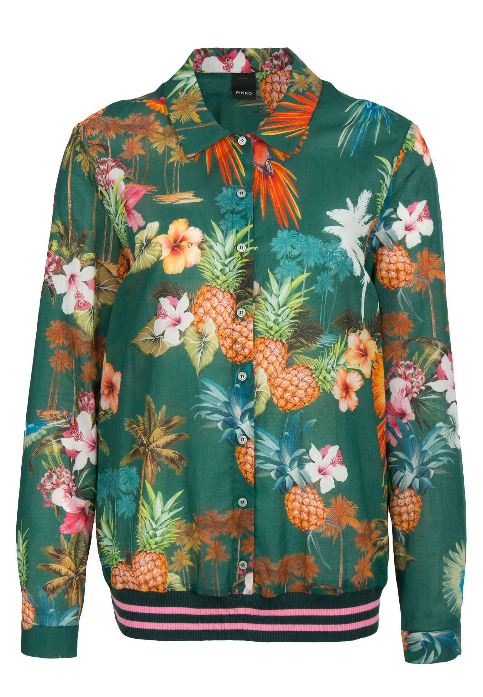 

Блуза женская Pinko 91149 зеленая 38 IT, 91149