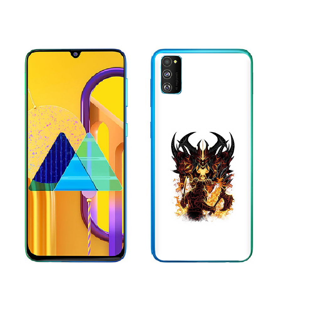 

Чехол MyPads Tocco для Samsung Galaxy M23 демон shadow fiend (PT227329.604.318), Прозрачный, Tocco
