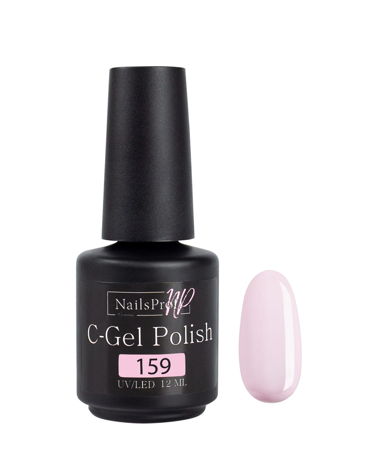 

Гель лак для ногтей маникюра педикюра NailsProfi C-Gel Polish 159 12 мл, C-Gel Polish 159