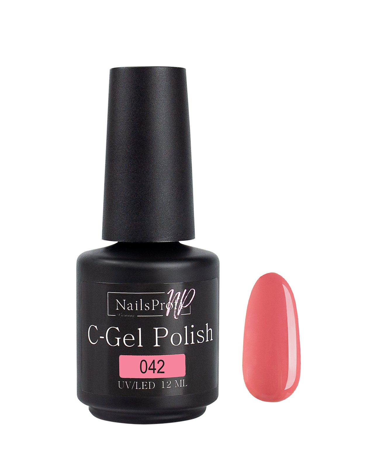 фото Гель лак nailsprofi для ногтей, маникюра, педикюра / c-gel polish 042 - 12 мл