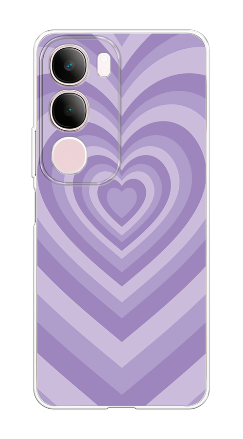 

Чехол на Vivo Y19s Violet heart latte, Фиолетовый, 2612350-1