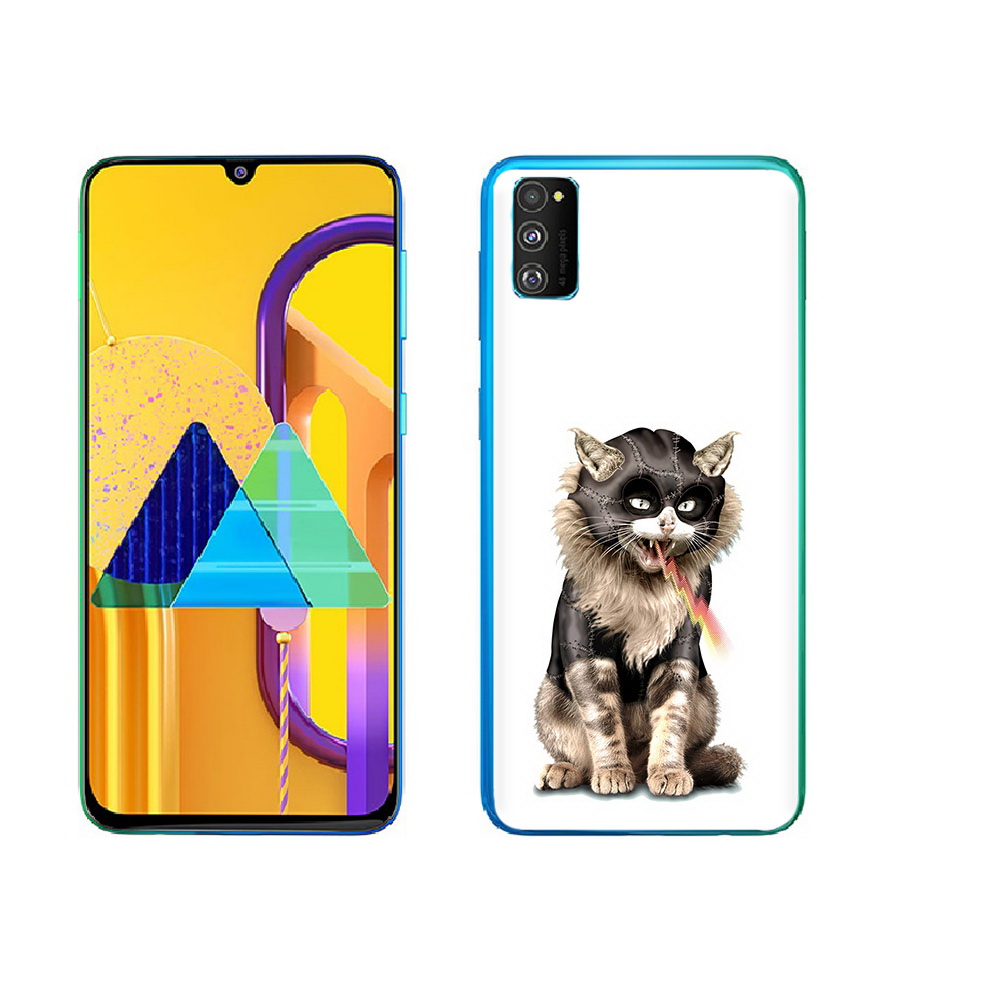 

Чехол MyPads Tocco для Samsung Galaxy M23 дьяволский кот (PT227329.604.341), Прозрачный, Tocco