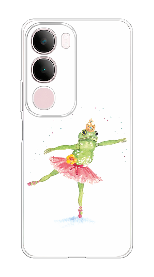 

Чехол на Vivo Y19s Лягушка-балерина, Зеленый, 2612350-1