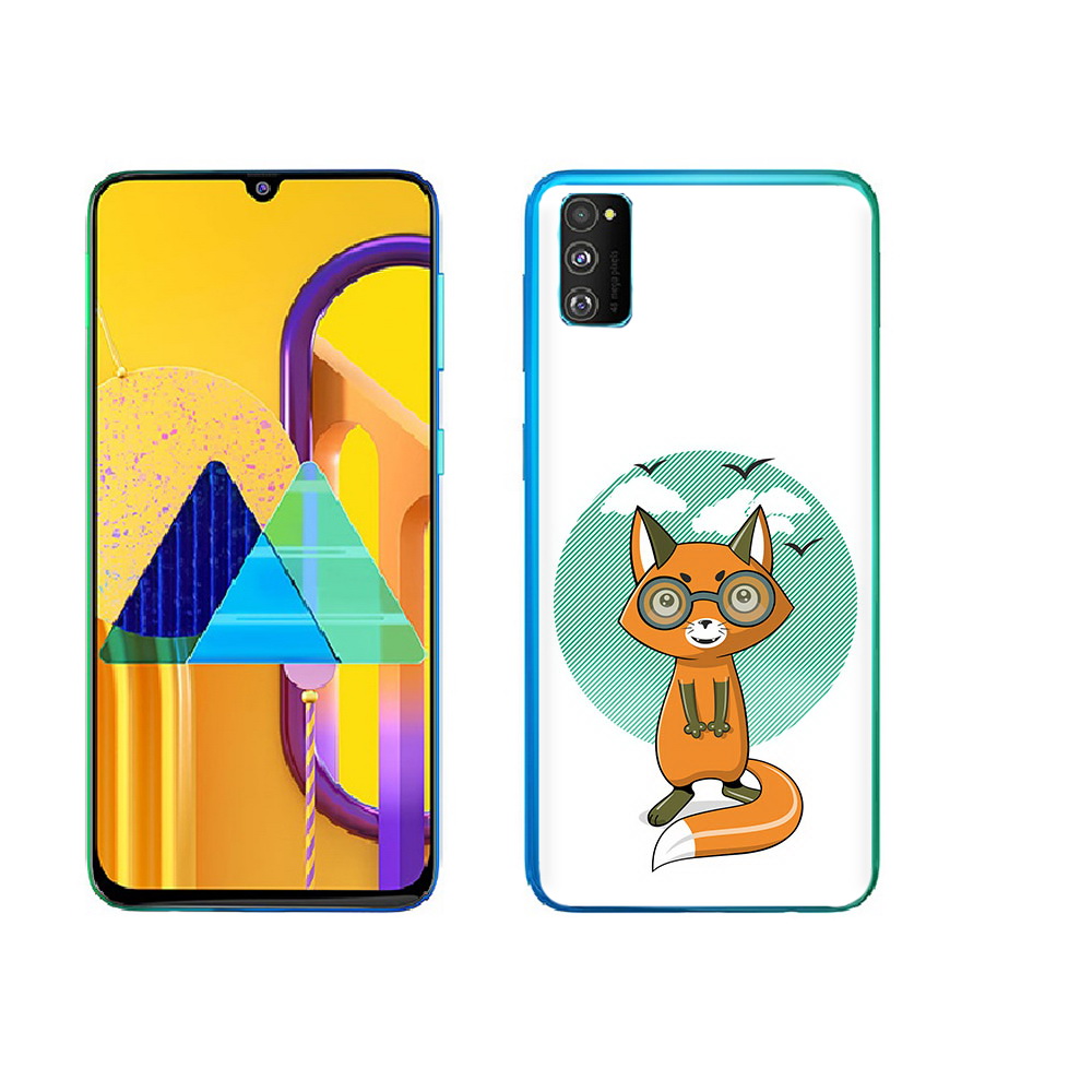 

Чехол MyPads Tocco для Samsung Galaxy M23 задумчивая лиса (PT227329.604.348), Прозрачный, Tocco