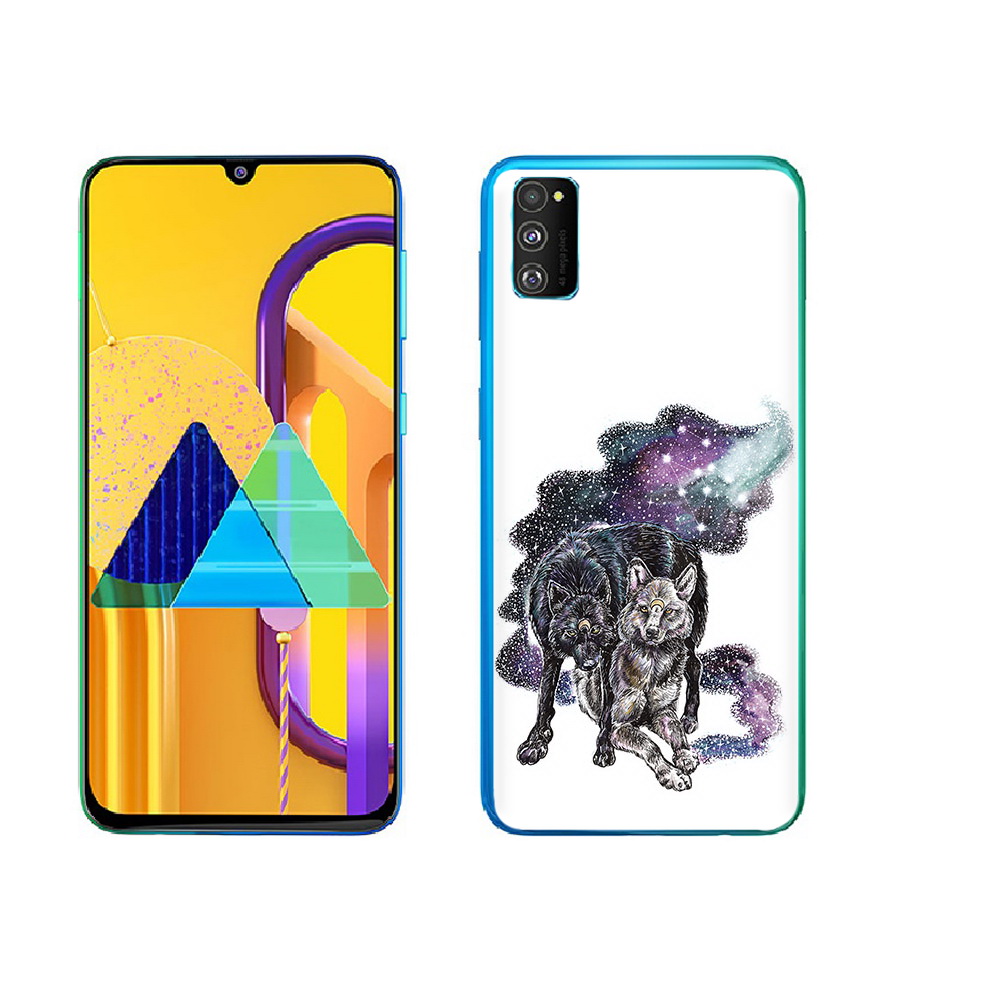 

Чехол MyPads Tocco для Samsung Galaxy M23 звездные волки (PT227329.604.352), Прозрачный, Tocco