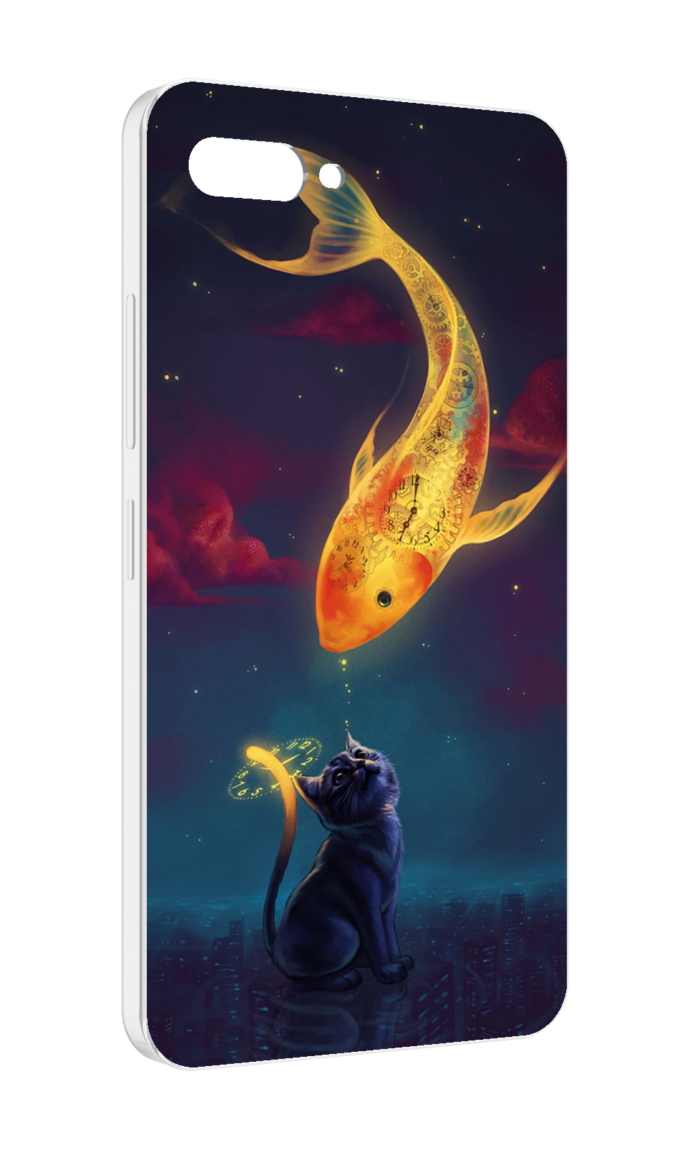

Чехол MyPads золотая-рыбка-часовая для ITEL A25 / ITEL A25 Pro / ITEL A35, Прозрачный, Tocco