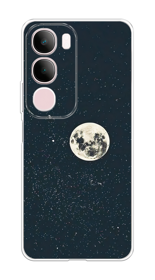 

Чехол на Vivo Y19s Полнолуние, Бордовый, 2612350-1