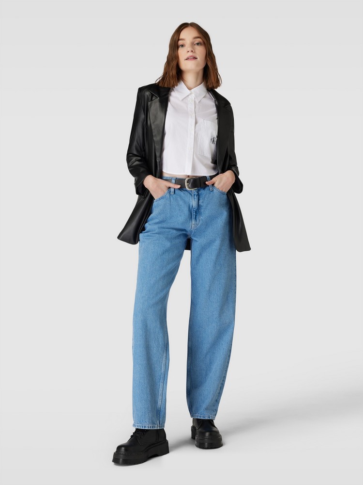 

Джинсы женские Calvin Klein Jeans J20J222440 голубые 30, Голубой, J20J222440