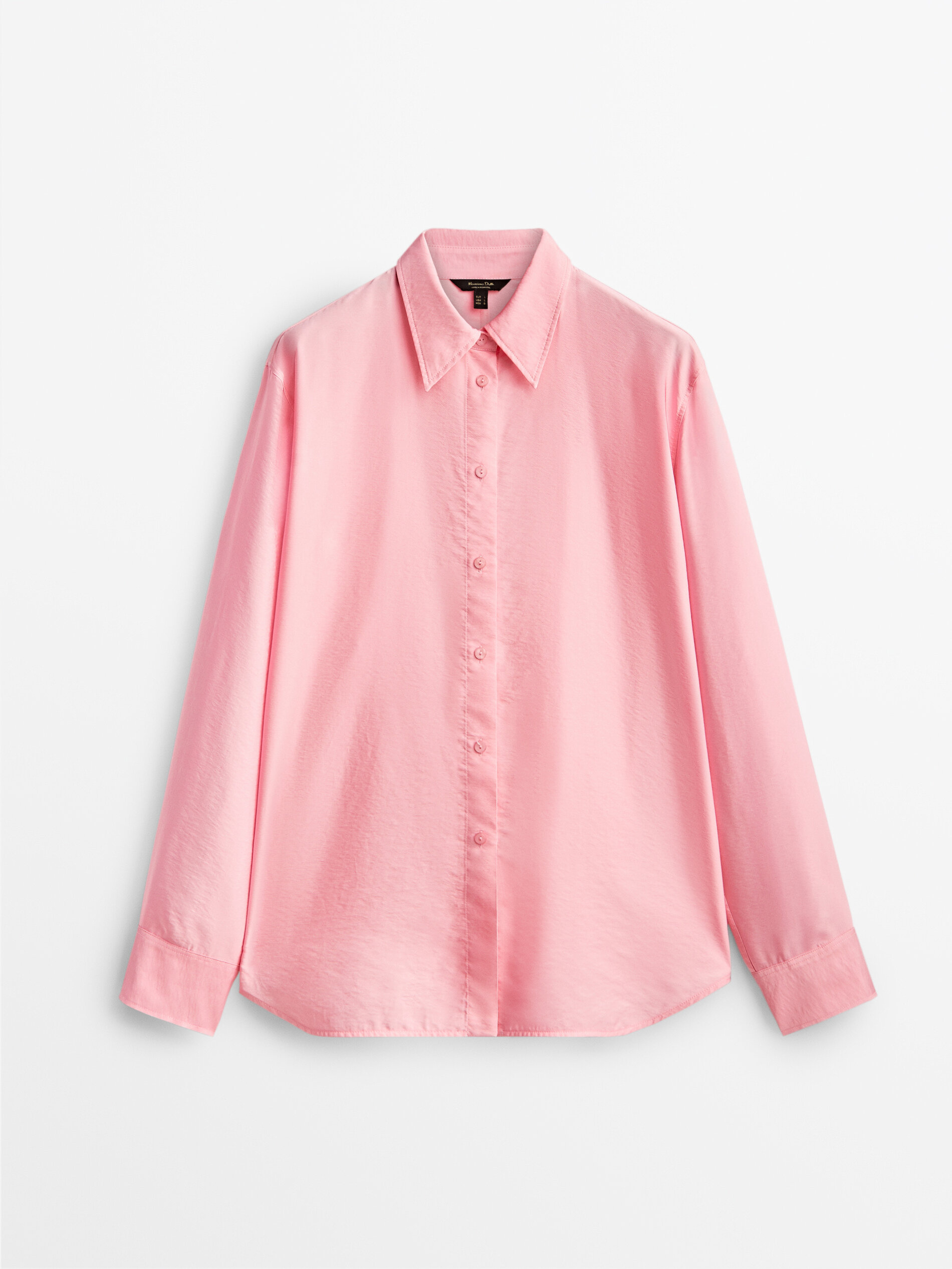 

Блуза женская Massimo Dutti 05148570630 розовая L, 05148570630