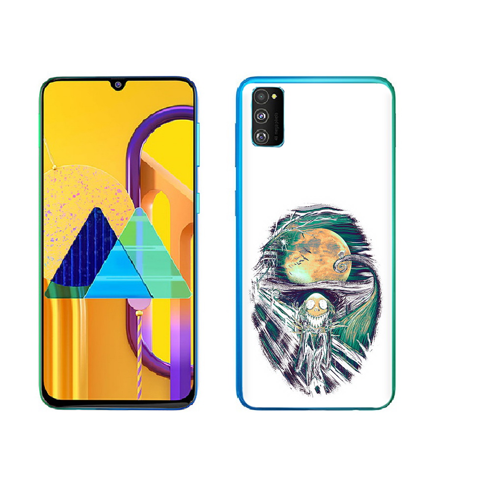 

Чехол MyPads Tocco для Samsung Galaxy M23 зубастое существо абстракция (PT227329.604.370), Прозрачный, Tocco