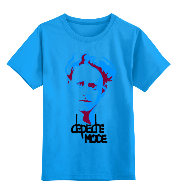 

Футболка детская Printio Depeche mode цв. голубой р. 128, Depeche mode