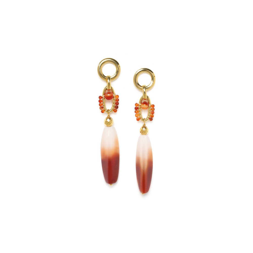 

Серьги из бижутерного сплава с агатом Nature Bijoux NB23.1-12-78366, NB23.1-12-78366