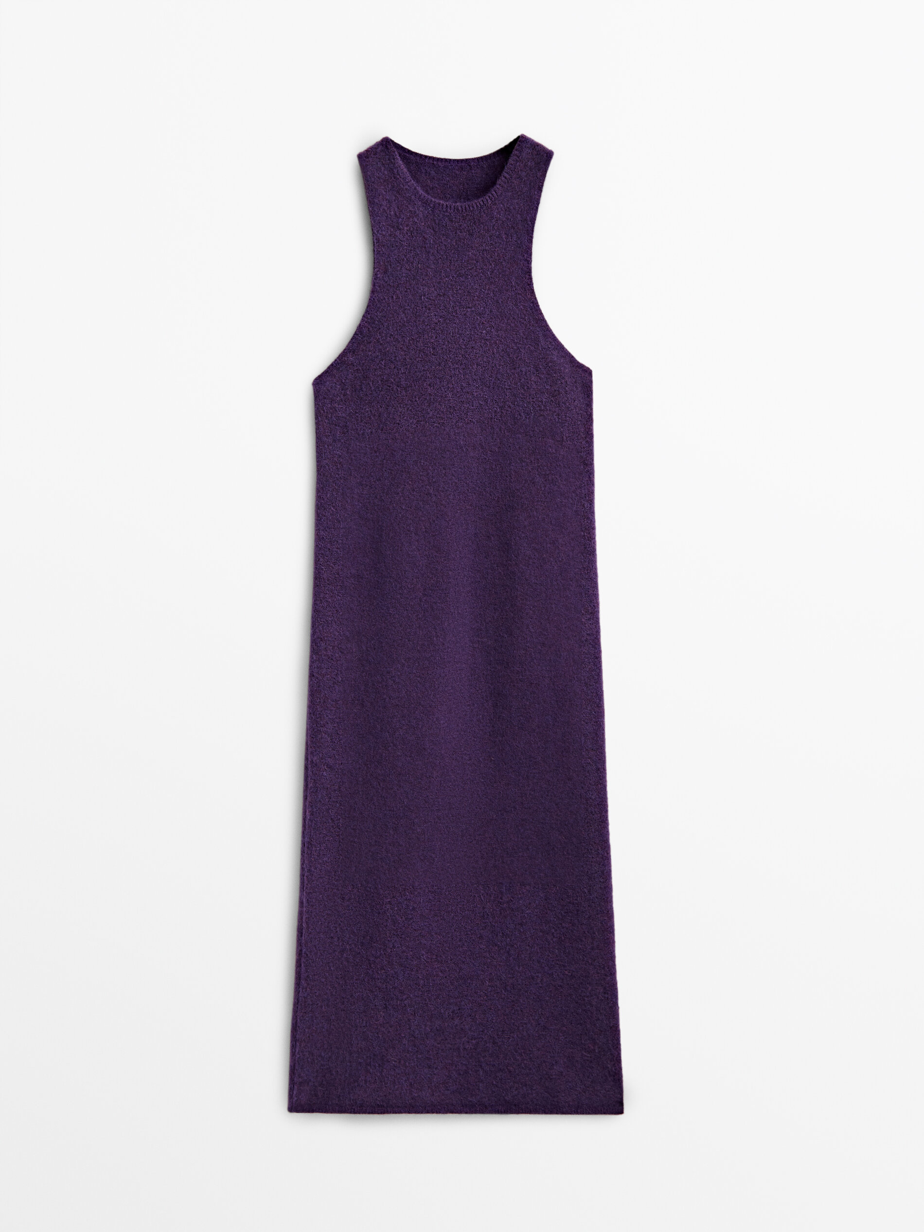 

Платье женское Massimo Dutti 06622555611 фиолетовое L, 06622555611