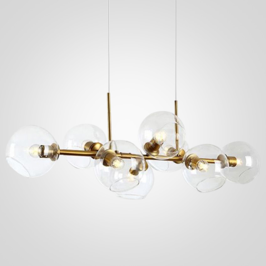 фото Люстра staggered glass chandelier 8 imperiumloft