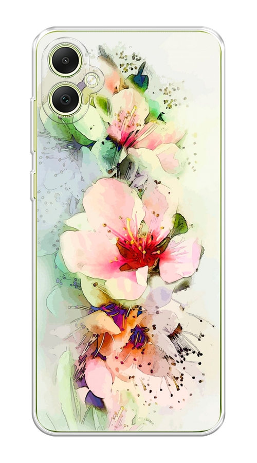 

Чехол на Samsung Galaxy A05 "Нежные цветы", Зеленый;розовый, 2108750-1