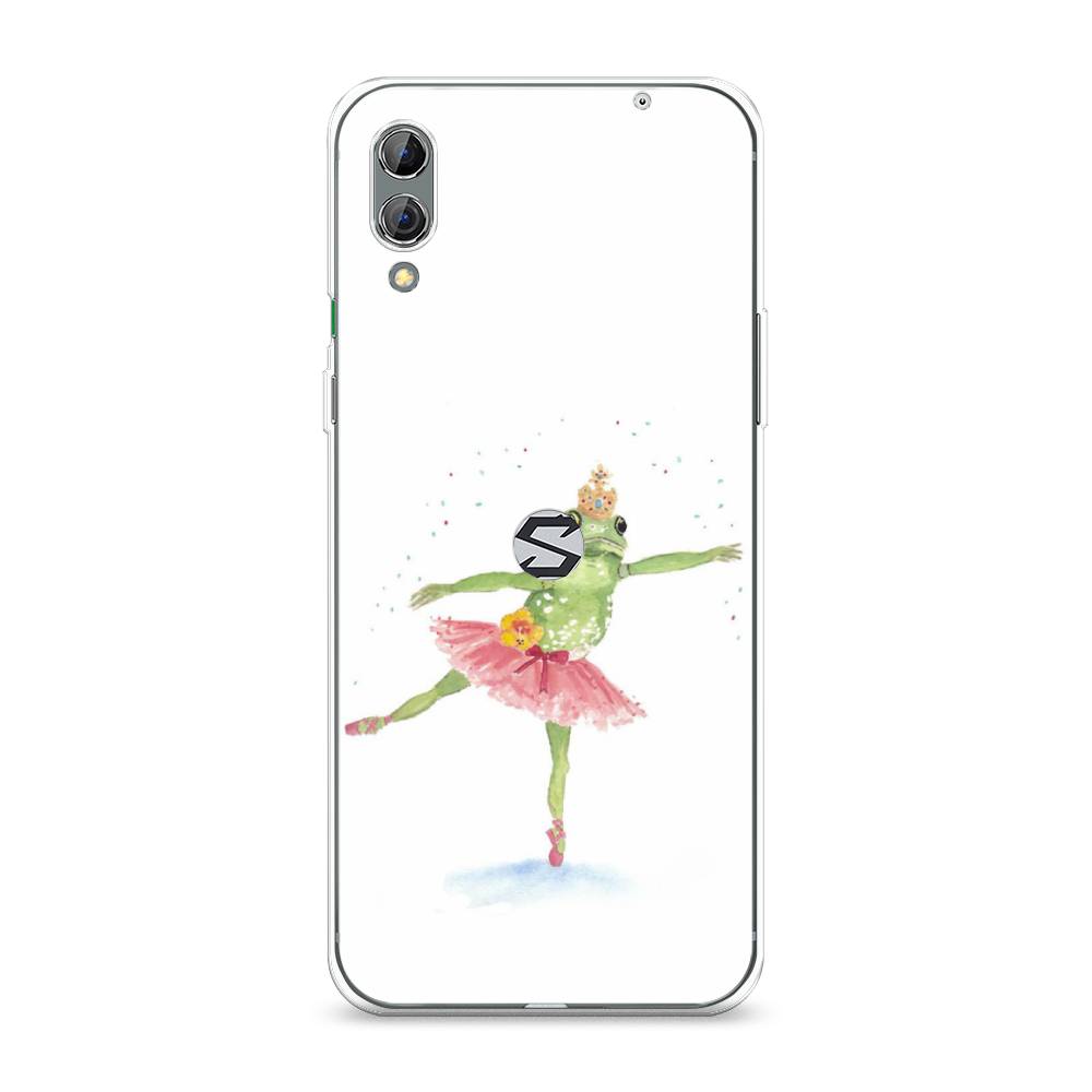 

Чехол на Xiaomi Black Shark 2 "Лягушка-балерина", Зеленый, 36350-4