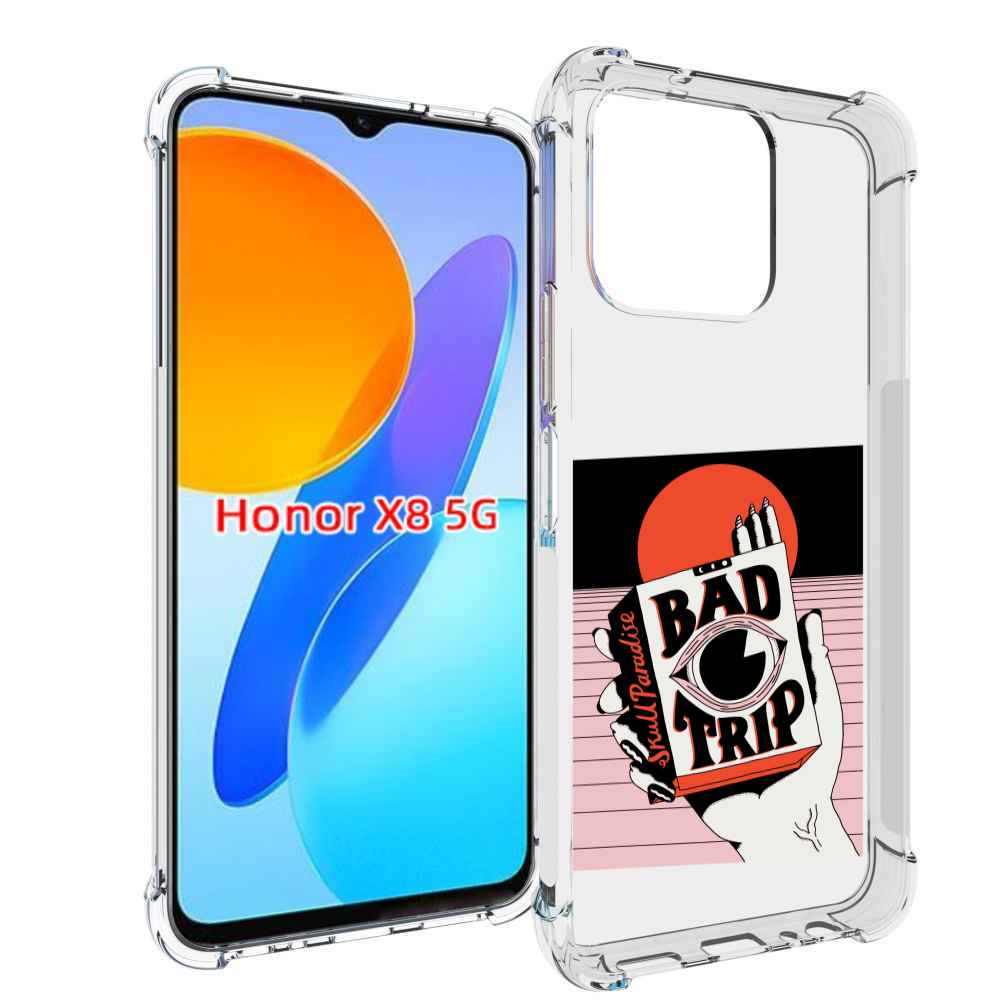 

Чехол MyPads плохая пачка для Honor X8 5G, Прозрачный, Tocco