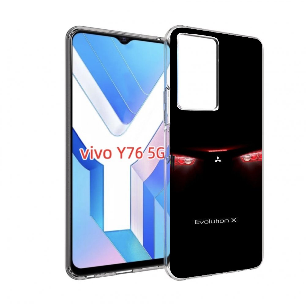 

Чехол Mypads Mitsubishi 1 Для Vivo Y76 5G, Прозрачный, Tocco