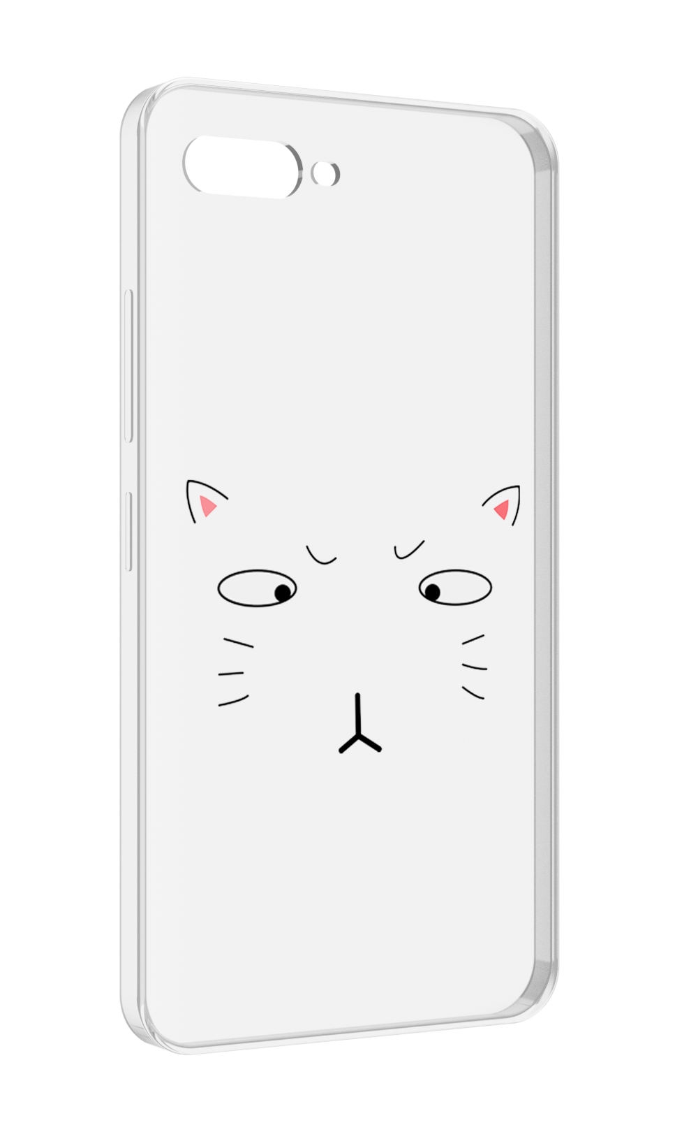

Чехол MyPads кот-части-лица для ITEL A25 / ITEL A25 Pro / ITEL A35, Прозрачный, Tocco
