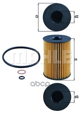 

Фильтр масляный Mahle/Knecht OX3537D Mahle/Knecht ox3537d