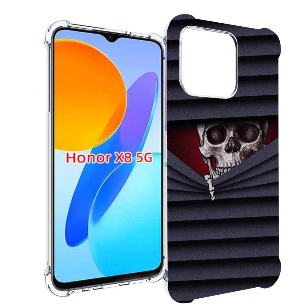 

Чехол MyPads подглядываю для Honor X8 5G, Прозрачный, Tocco