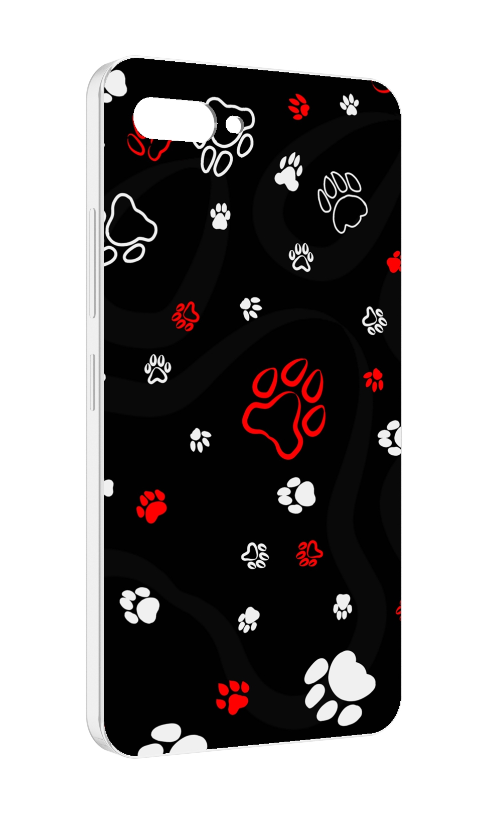 

Чехол MyPads кошачьи-лапки для ITEL A25 / ITEL A25 Pro / ITEL A35, Прозрачный, Tocco