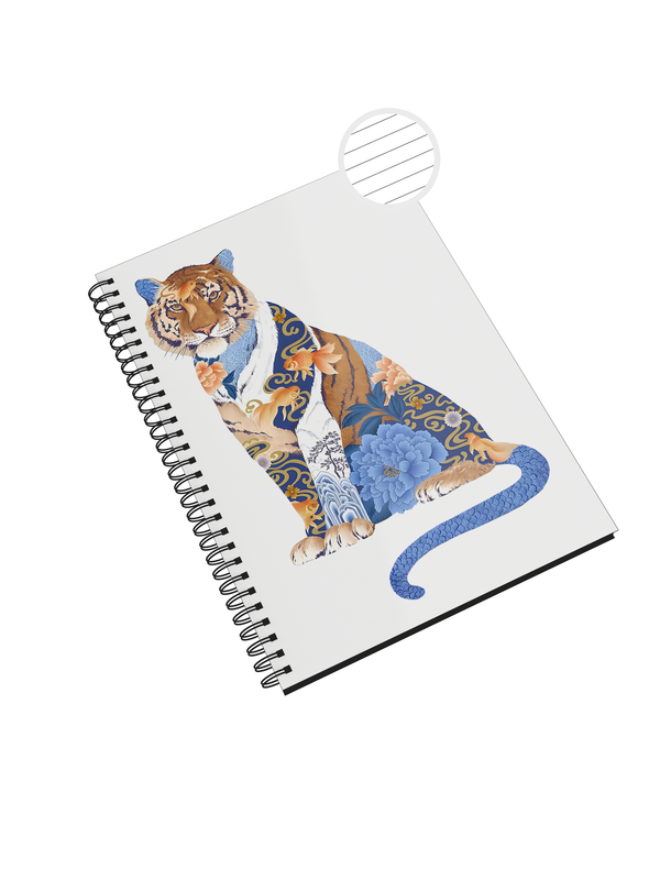 

Блокнот СувенирShop "Тигр/Tiger/Япония/Japan" NP-JJTG2-A4/3 A4 48 листов в линейку, NP-JJTG2-A4/3