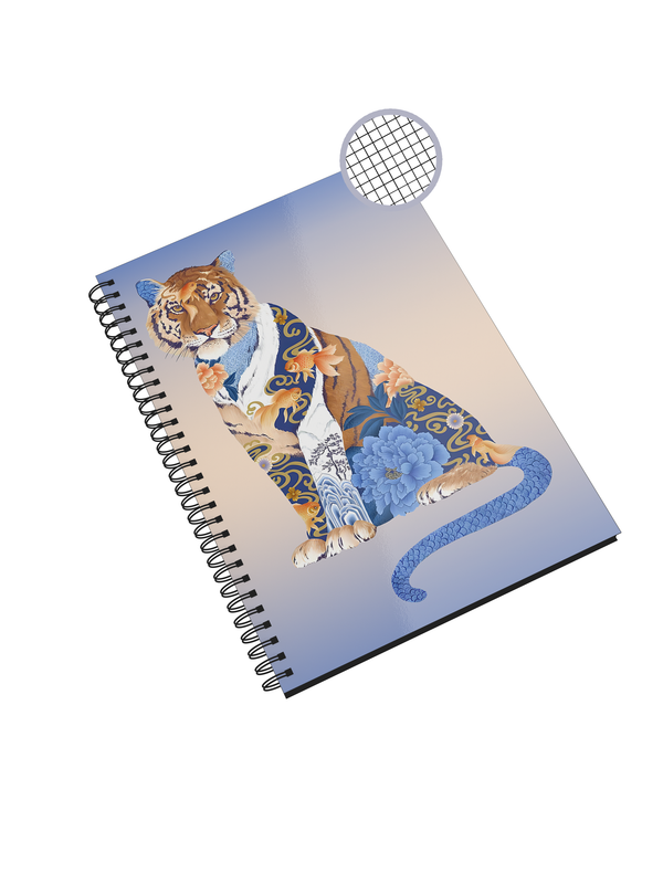 

Блокнот СувенирShop "Тигр/Tiger/Япония/Japan" NP-JJTG1-A5/2 A5 48 листов в клетку, NP-JJTG1-A5/2