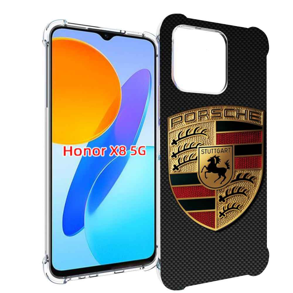 

Чехол MyPads порш porsche 1 для Honor X8 5G, Прозрачный, Tocco