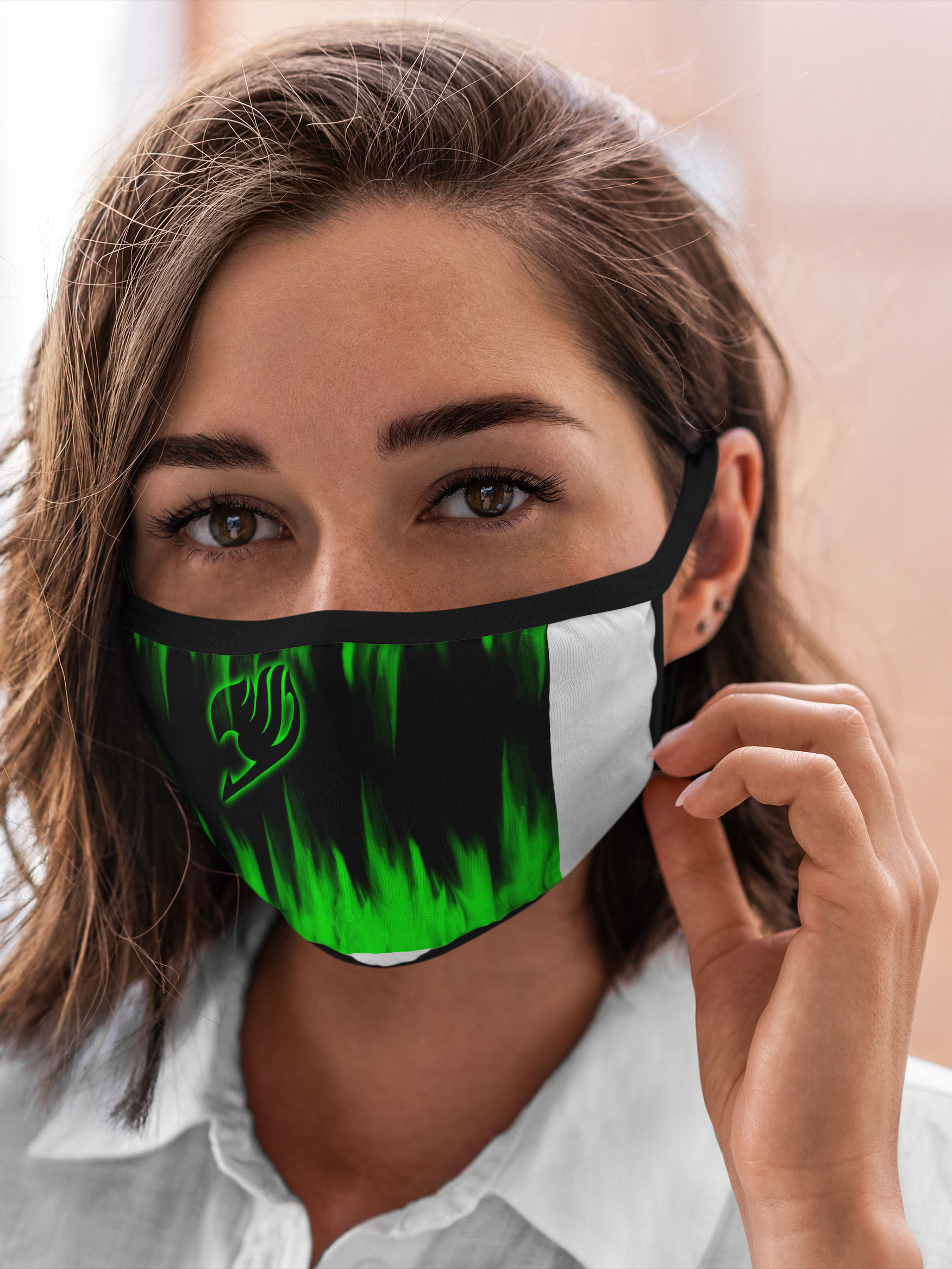 

Многоразовая маска унисекс Burnettie Хвост Феи Helmet Fairy Tail Green, Разноцветный, Хвост Феи Helmet Fairy Tail Green