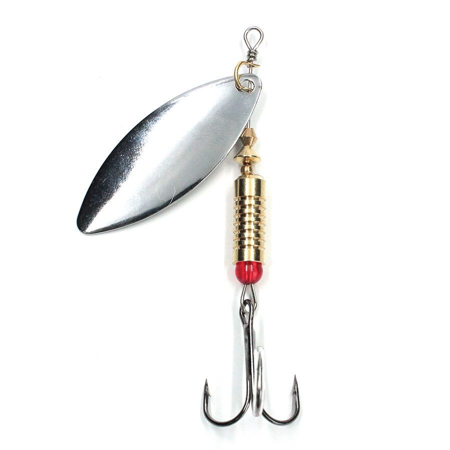 Блесна для рыбалки вертушка Namazu Alleria, вес 8 г, цвет 01 (серебро)