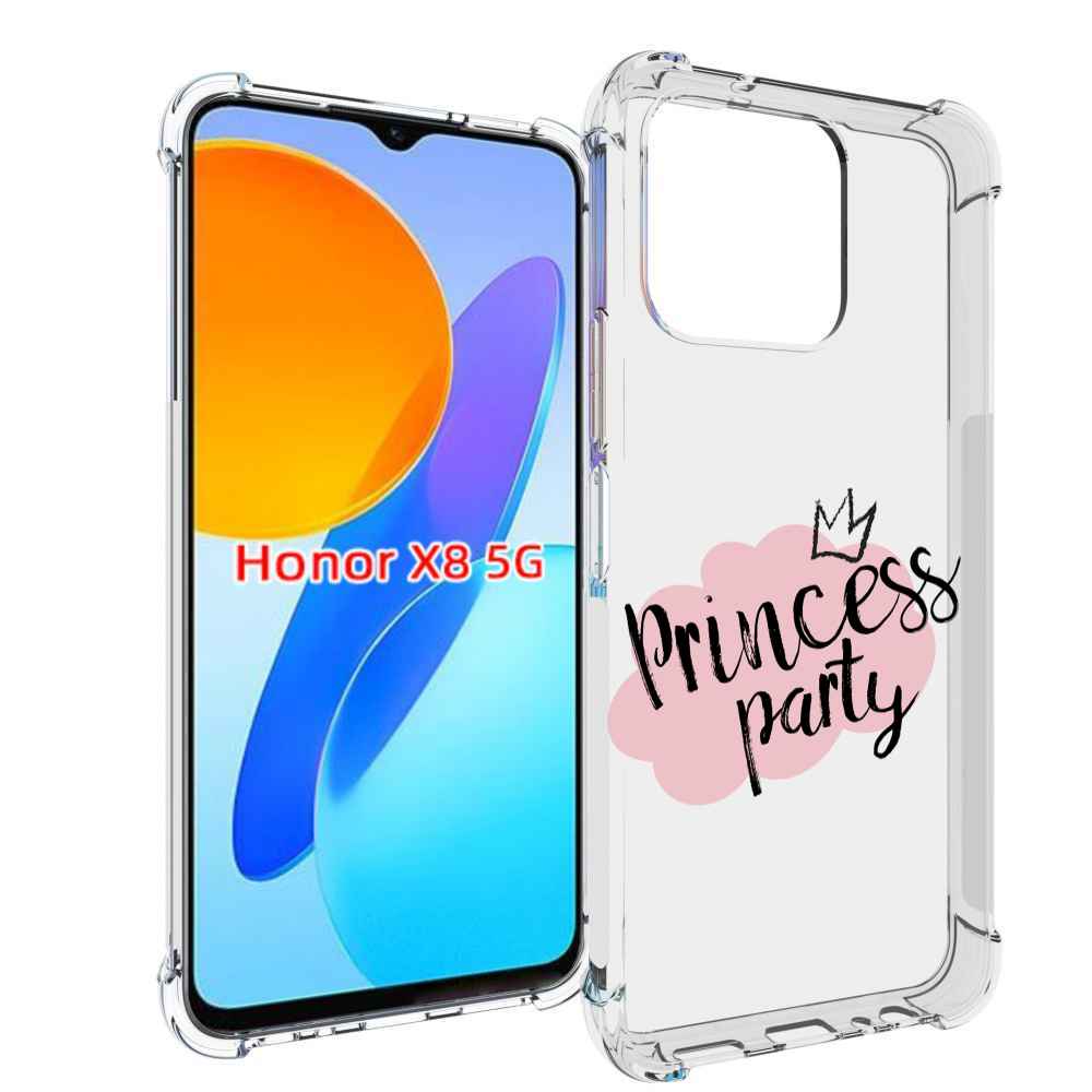 

Чехол MyPads принцессная-вечеринка для Honor X8 5G, Прозрачный, Tocco